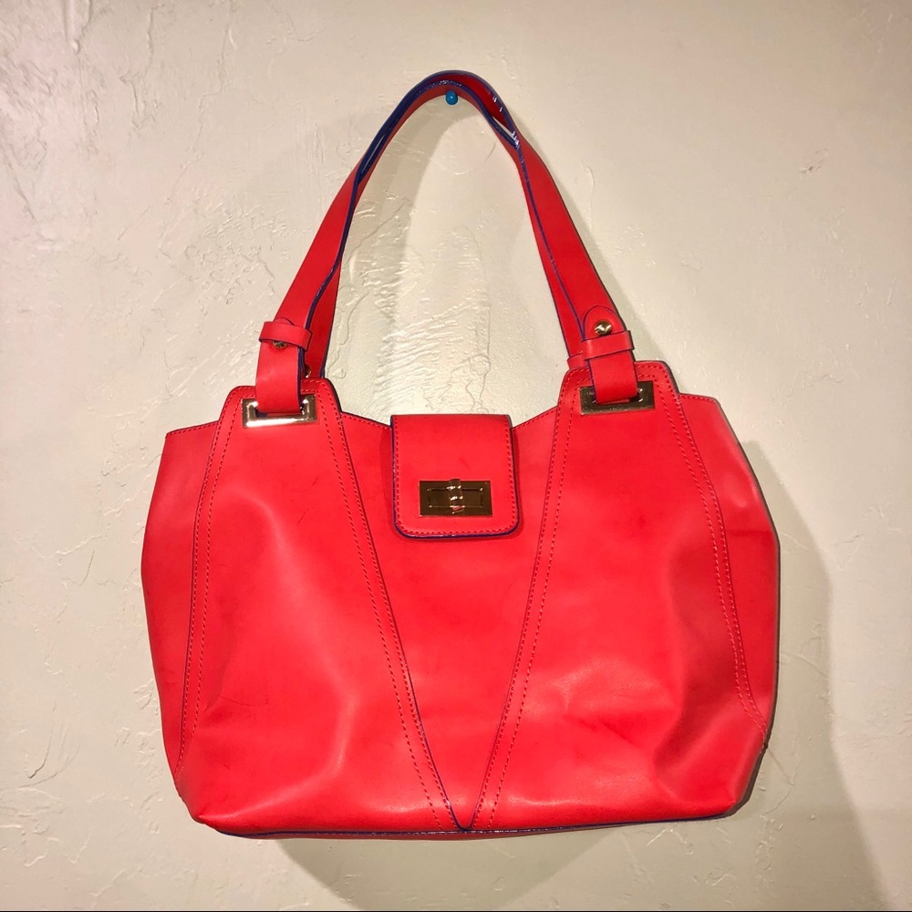 Antonio Melani Shoulder Bag Red Large